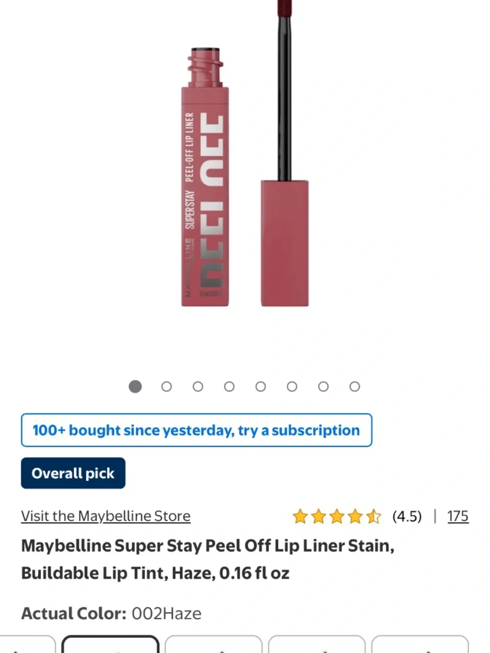 maybelline lip stain